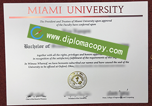 buy fake Miami University degree