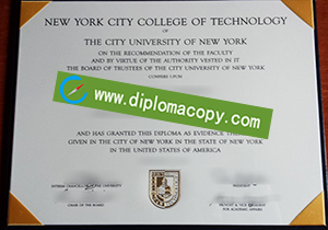 Buy fake New York City College of Technology degree