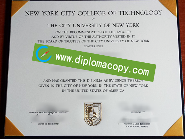 New York City College of Technology diploma, buy City University of New York fake degree