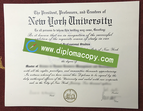 New York University degree, buy NYU fake diploma