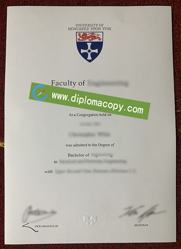 Newcastle University degree, University of Newcastle upon Tyne fake diploma
