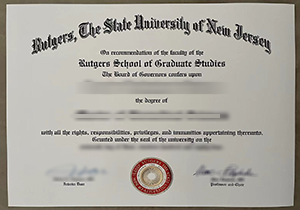 buy fake Rutgers University diploma