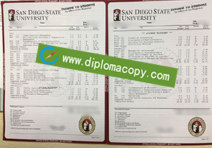 buy fake San Diego State University transcript