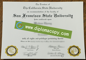 buy fake San Francisco State University diploma