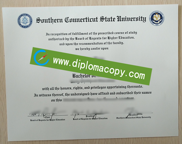 Southern Connecticut State University diploma, SCSU fake degree