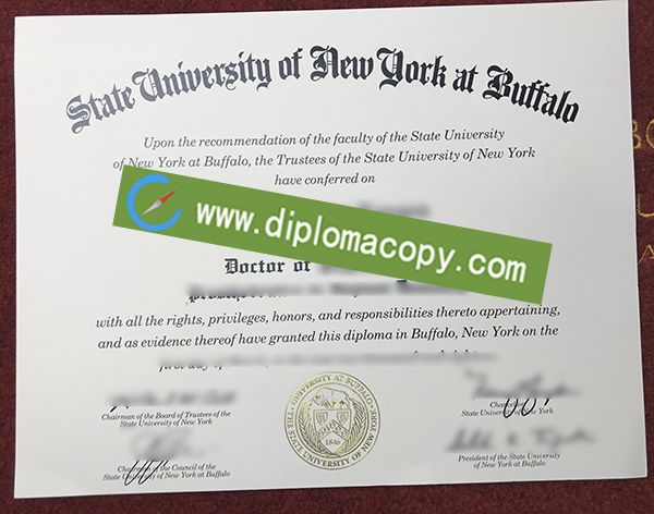 State University of New York at Buffalo diploma, University at Buffalo fake degree