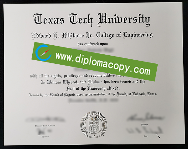 Texas Tech University degree