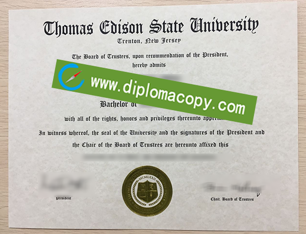 Thomas Edison State University degree