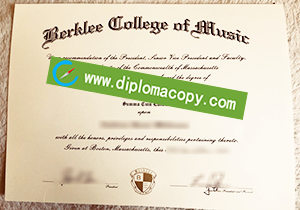 buy fake Berklee College of Music degree