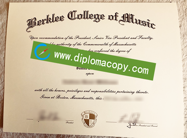 Berklee College of Music diploma, Berklee College of Music fake degree