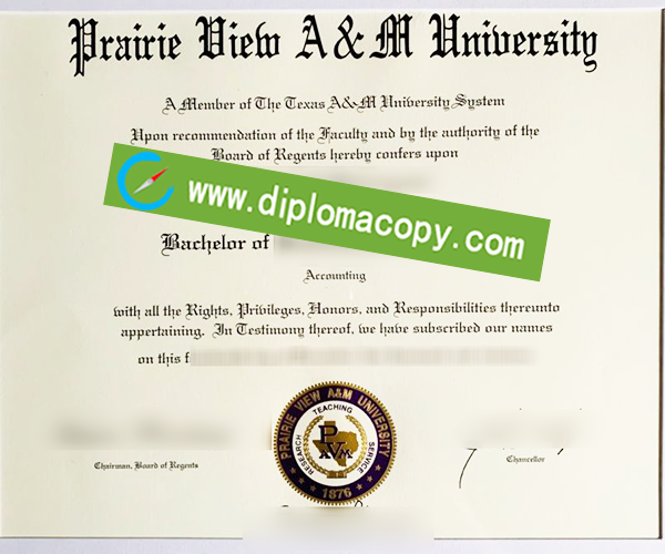 Prairie View A&M University degree, Prairie View A&M University fake diploma