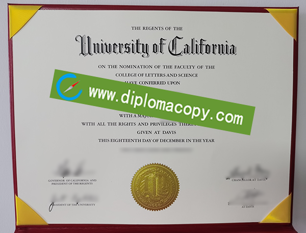 UC Davis degree, University of California Davis fake diploma