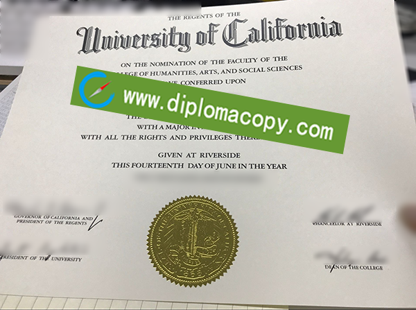 University of California Riverside degree, UC Riverside fake diploma