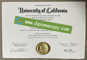 buy fake UC San Diego degree