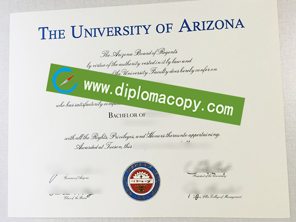 University of Arizona degree 