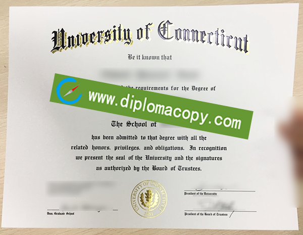 University of Connecticut degree, University of Connecticut fake diploma