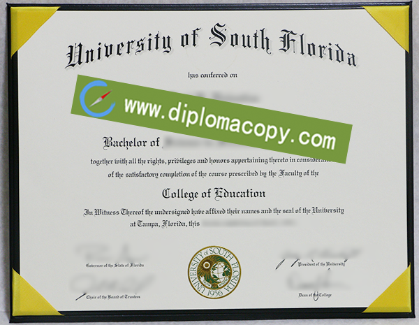 University of South Florida diploma, University of South Florida fake degree