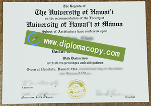 buy fake University of Hawai'i diploma