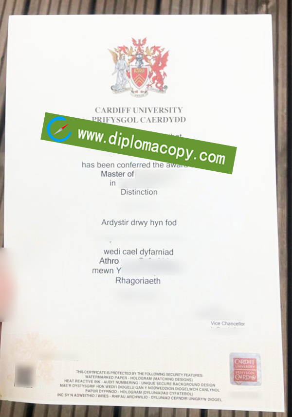 Cardiff University diploma, Cardiff University fake degree