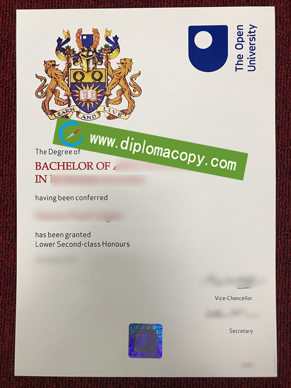 Open University diploma, Open University fake degree