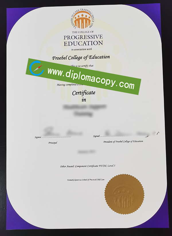 Progressive education certificate, Progressive education fake degree