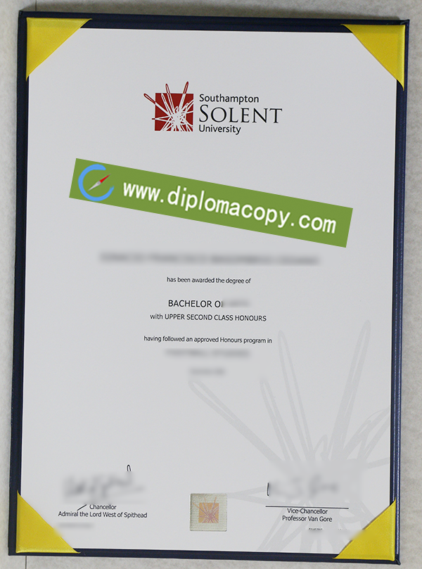Southampton Solent University degree, Solent University fake diploma