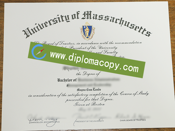 University of Massachusetts diploma, University of Massachusetts fake degree