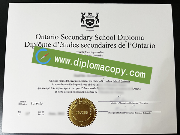 Ontario Secondary School diploma, OSSD fake degree