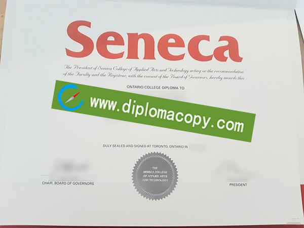 Seneca College diploma, Seneca College fake degree