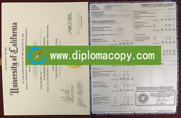 buy fake degree transcript, UCLA fake certificate