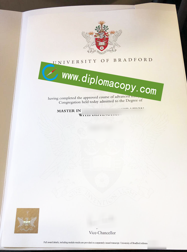 University of Bradford degree, University of Bradford fake diploma