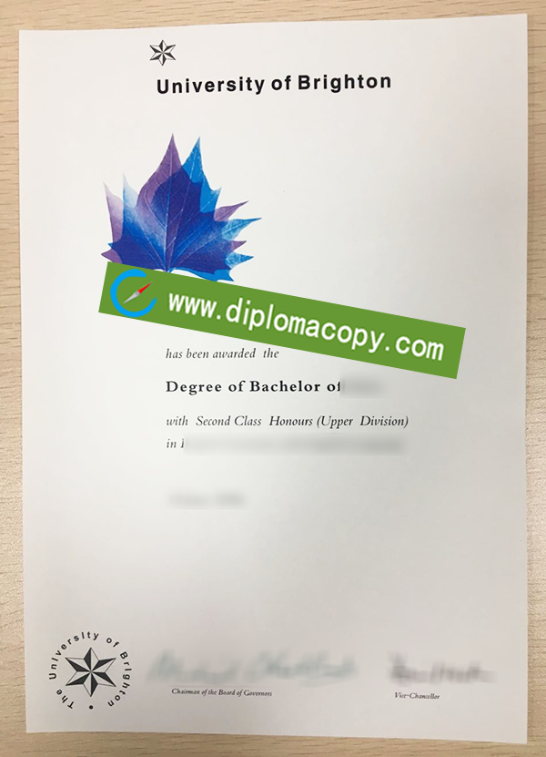 University of Brighton diploma, University of Brighton fake degree