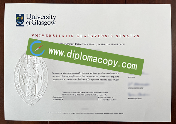 buy fake diploma, University of Glasgow fake degree