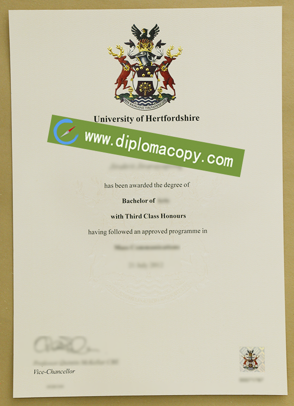 University of Hertfordshire degree, University of Hertfordshire fake diploma