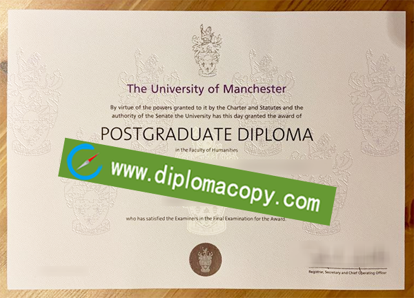 University of Manchester diploma, University of Manchester fake degree