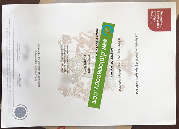 buy fake degree, University of South Wales diploma