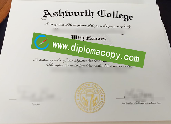 Ashworth College degree, Ashworth College fake diploma