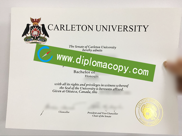 Carleton University degree, Carleton University fake diploma