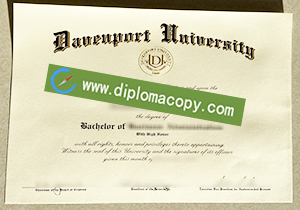 buy fake Davenport University diploma