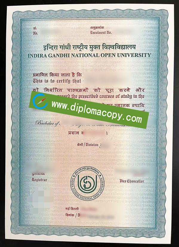 Indira Gandhi National Open University diploma, IGNOU fake degree