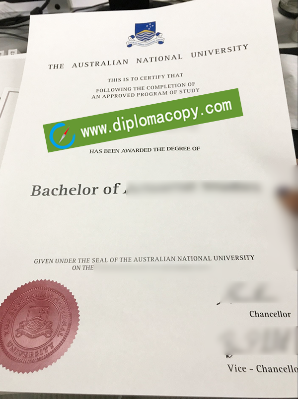 Australian National University diploma, ANU fake degree