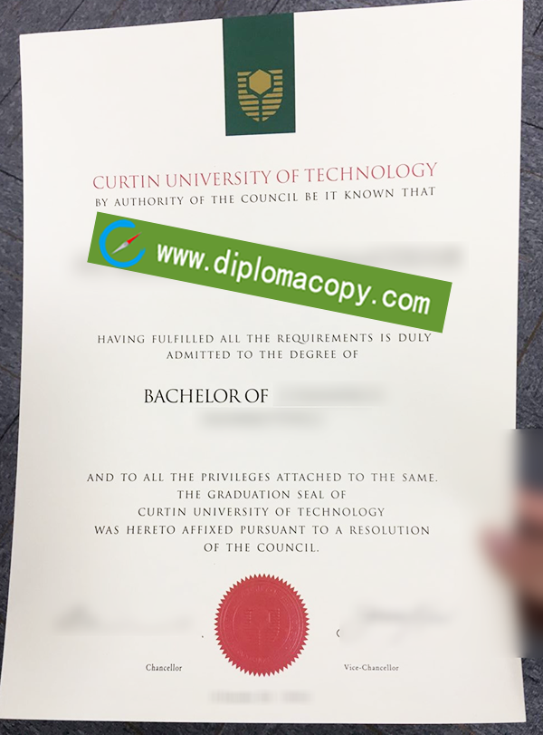 Curtin University of Technology degree, Curtin University fake diploma