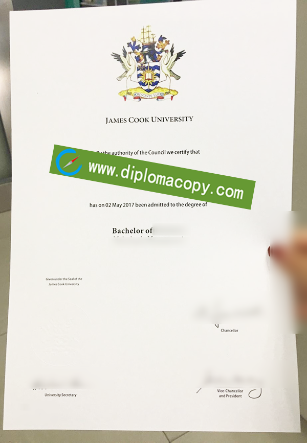 James Cook University diploma, James Cook University fake degree
