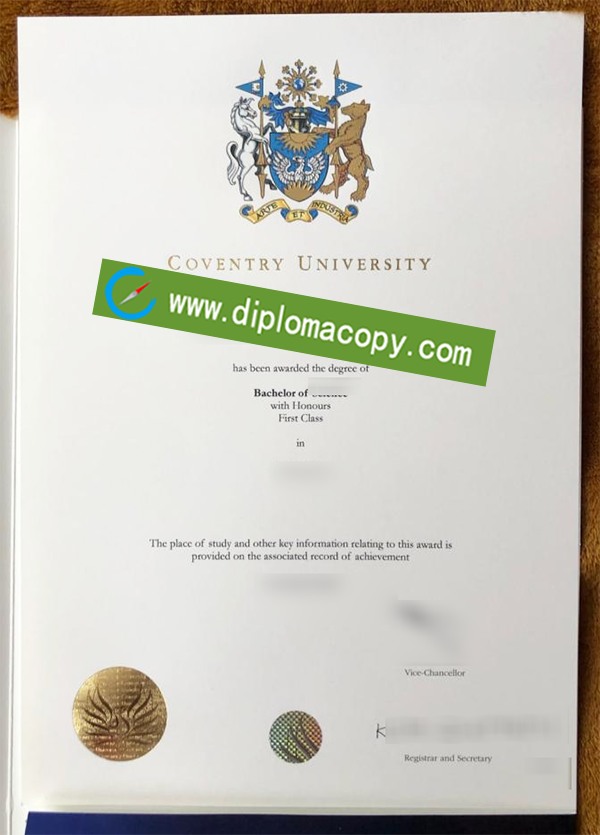 Coventry University diploma, fake Coventry University degree