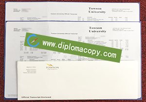 buy fake Towson University transcript envelope