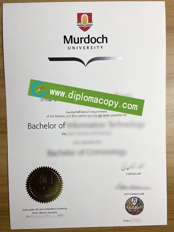 Murdoch University degree, fake Murdoch University diploma