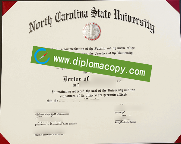 North Carolina State University diploma, NC State University fake degree