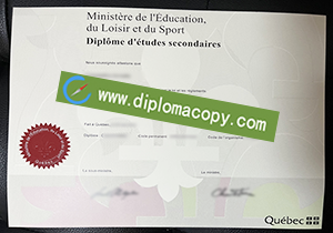 buy fake Quebec Secondary School degree