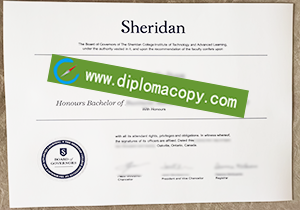 buy fake Sheridan College diploma