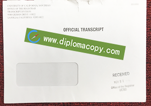 buy UC San Diego fake transcript with envelope